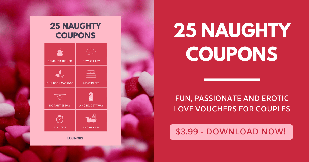 25 Naughty Coupons - Banner - Lou Noire
