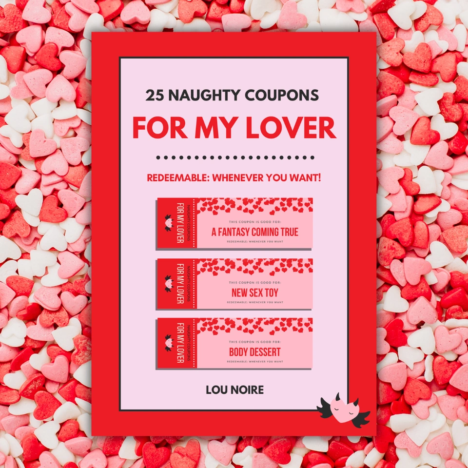 25 Naughty Coupons For My Lover - Lou Noire - Cover