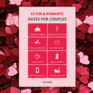 52 fun and romantic dates for couples - Lou Noire - Cover