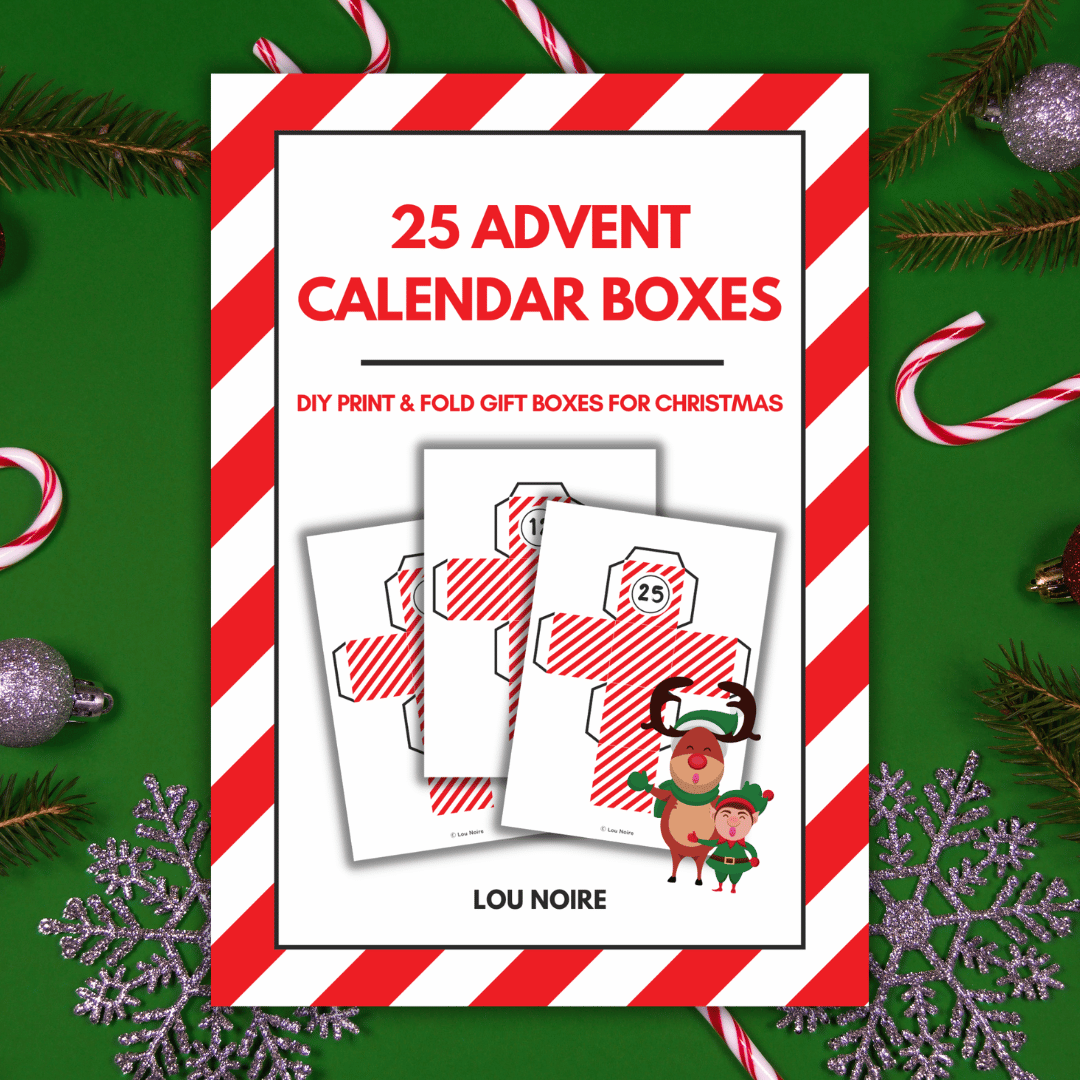 25 Advent Calendar Boxes - Lou Noire - Cover