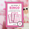Baby Shower Bingo - Pink - Lou Noire - Cover Baby Shower Bingo - Pink - Lou Noire - Cover