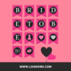 Bachelorette Party Garland - Lou Noire - Flags