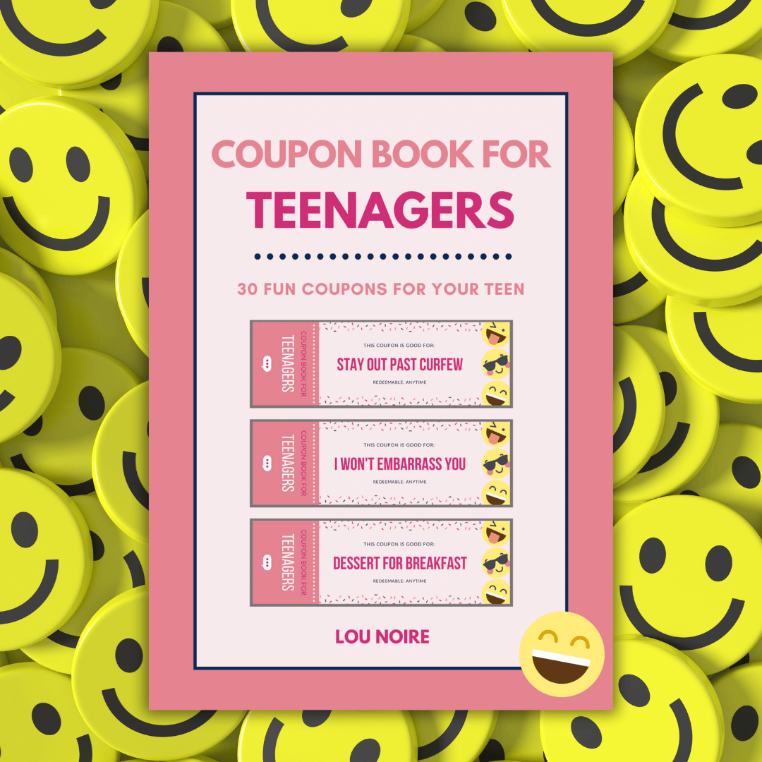 Cover - Coupon Book For Teenagers - Pink - Lou Noire