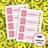Gift - Coupon Book For Teenagers - Pink - Lou Noire
