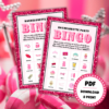 Lou Noire - Bachelorette Party Bingo - 8 - Printable Bingo Cards