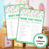 7 Fun Games for the Baby Shower - Lou Noire - Price Game