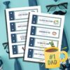 A Coupon Book For Father's Day - Lou Noire - Templates