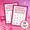 Printable Bingo - Bachelorette Party Bingo - 20 - Lou Noire