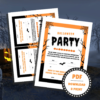 DIY Halloween Decorations - Cemetery - Lou Noire - Invitation