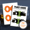 DIY Halloween Decorations - Cemetery - Lou Noire - Place Cards
