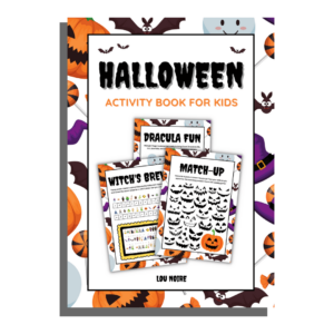 Halloween Activity Book for Kids - Lou Noire - Cover