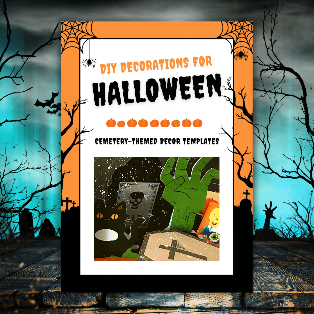 Lou Noire - Cover - DIY Halloween Decorations - Cemetery