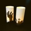 Lou Noire DIY Halloween Decorations - Cemetery - Halloween - Easy Paper Lights Lou Noire DIY Halloween Decorations - Cemetery - Halloween - Easy Paper Lights