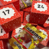 25 Advent Calendar Boxes - Red with snow - Lou Noire - Christmas Boxes
