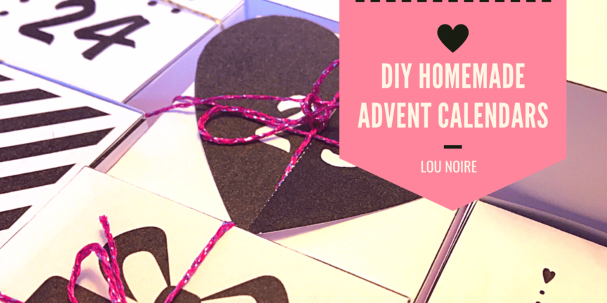 7 Great ideas for a homemade advent calendar - Lou Noire