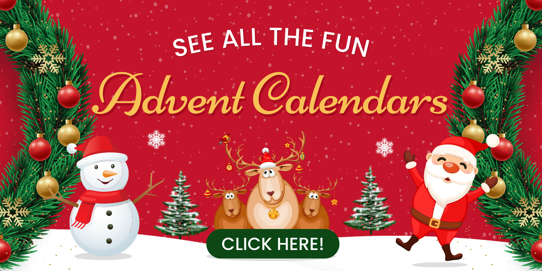 Advent Calendar Banner Pop-Up - Lou Noire