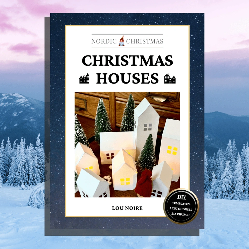 DIY Christmas Houses - Lou Noire - Cover