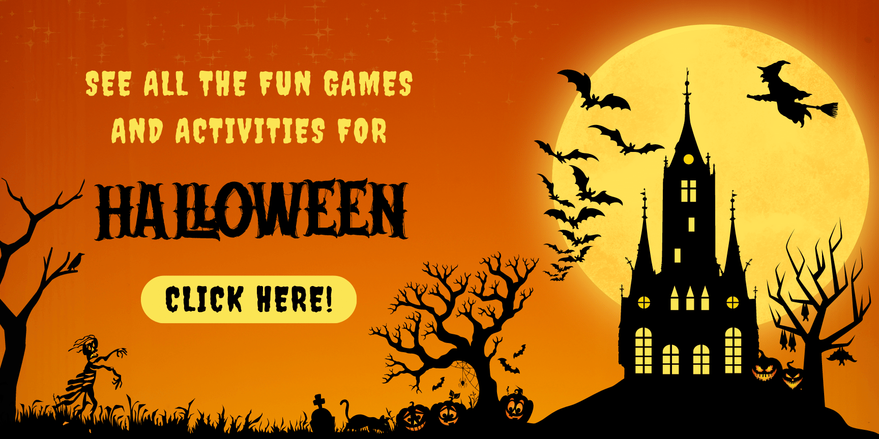 Fun Games For Halloween - Lou Noire - Banner