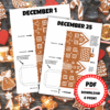 Templates - 25 Gingerbread Houses - Lou Noire