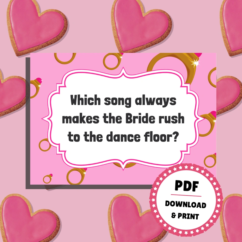 The Big Bachelorette Party Quiz Show - Lou Noire - Bridal Game