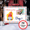 25 Nisse Letters for the Gnome Door - Lou Noire - Envelope