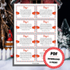 25 Nisse Letters for the Gnome Door - Lou Noire - Nisse Letters